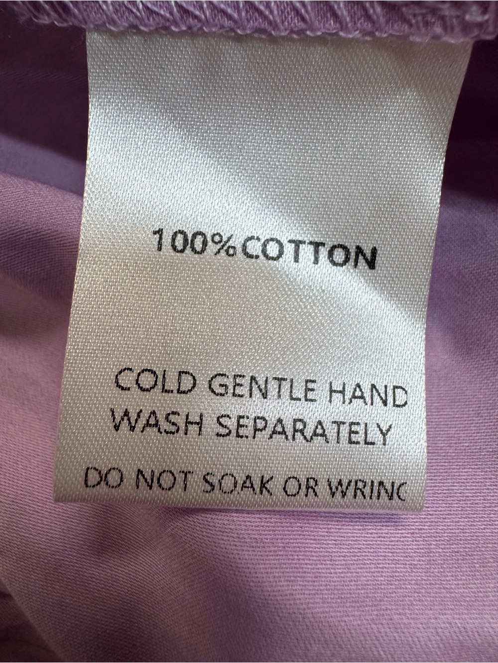 Lavender Button-Front Shirt Dress Cotton Xs - Picture 10 of 12